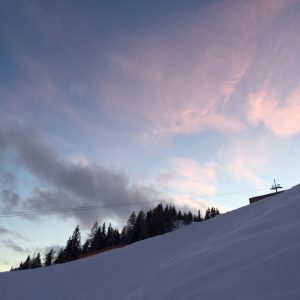 Hochalmbahnen Rauris Sonnenuntergang