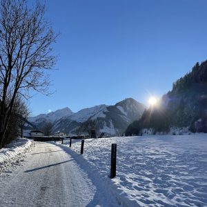 Winterlicher Fernblick des Richtung Sonnblick